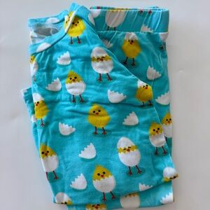 Little Bum Bum’s Chicks Pajamas 4T Excellent Used Condition